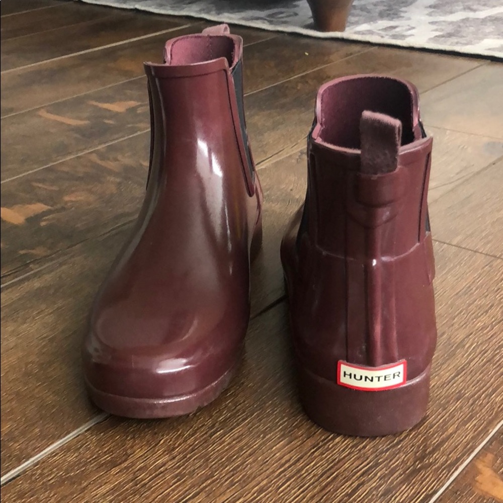 EUC! Maroon Ankle Hunter Boots